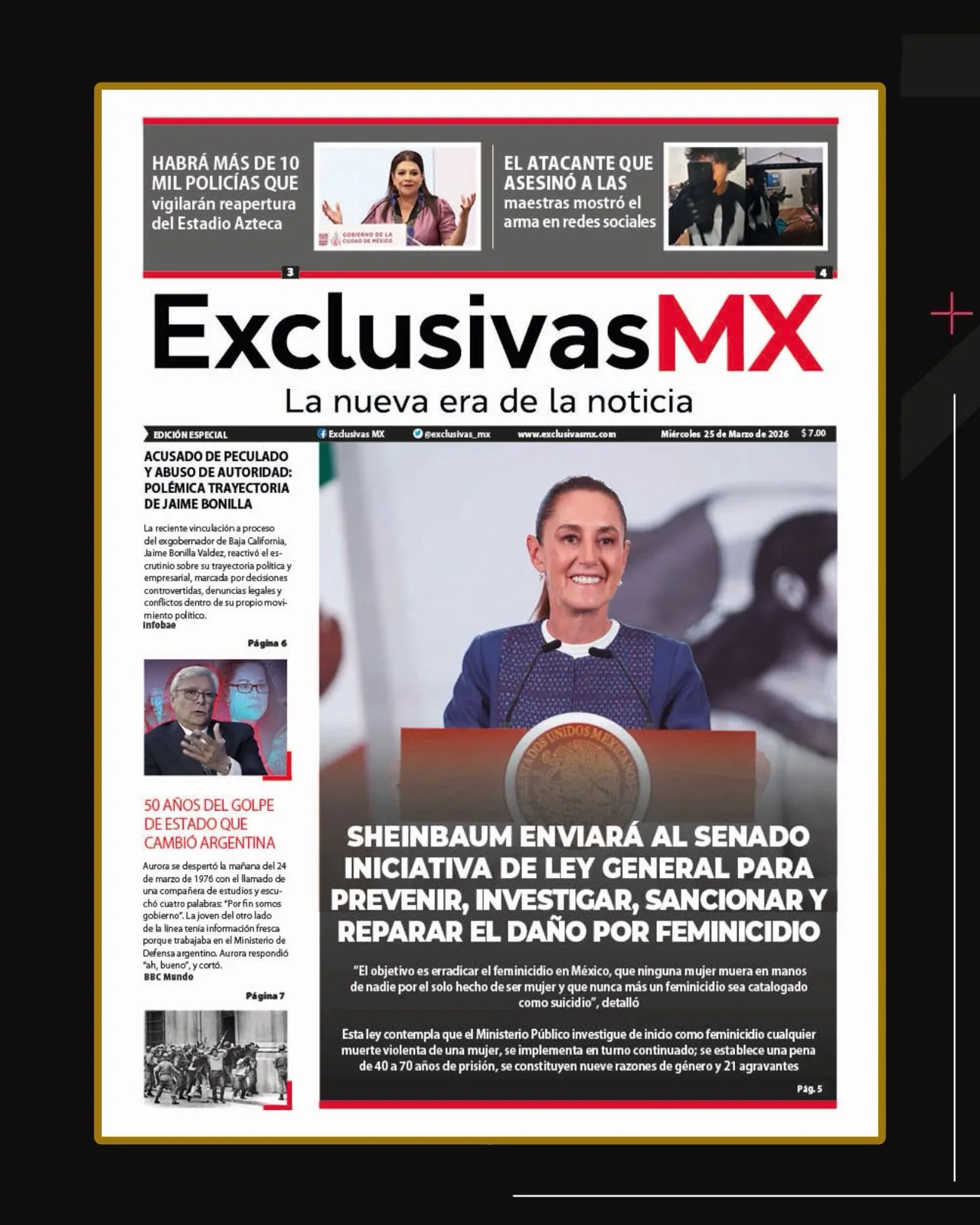 PORTADA MÉXICO 26 MARZO